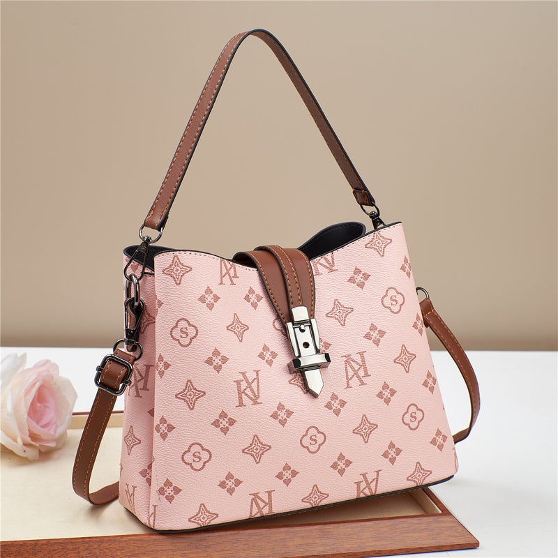 New Large Capacity Bag Simple Atmospheric Retro Fashion Handbag High-End All-Match Commuter Tote Bag - Image 3