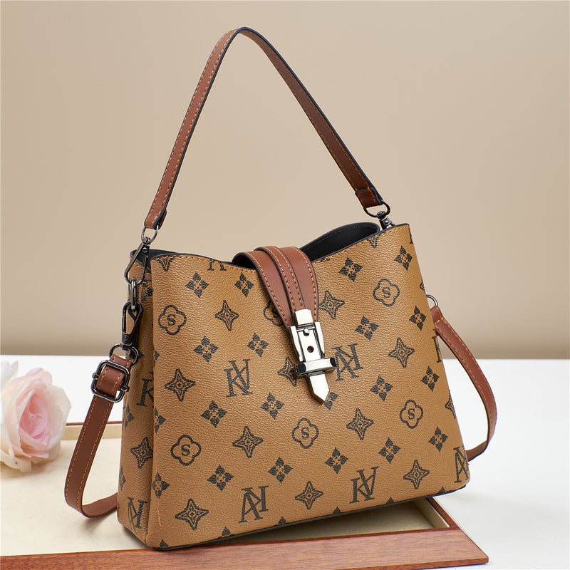 New Large Capacity Bag Simple Atmospheric Retro Fashion Handbag High-End All-Match Commuter Tote Bag - Image 5