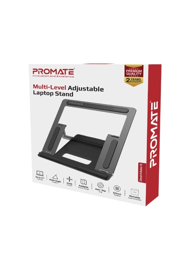 Promats - Promate DeskMate-5 Multi-Level Adjustable Laptop Stand - Image 1