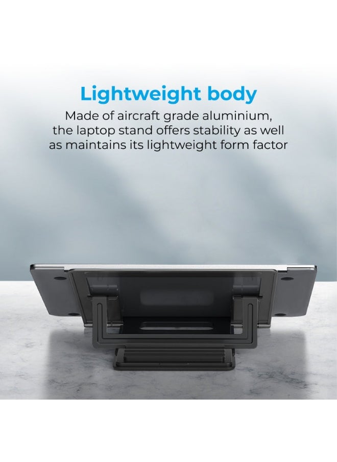 Promats - Promate DeskMate-5 Multi-Level Adjustable Laptop Stand - Image 1