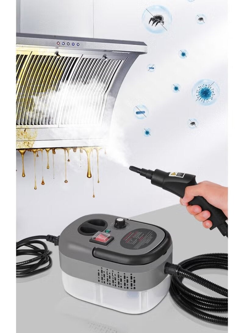 Portable Steam Cleaner 2500W – 15s Fast Heating – 6 Adjustable Levels – 1200ml Tank – 105°C+ Steam – Deep Cleaning & Sanitizing for Kitchen, Bathroom & Car - Image 5