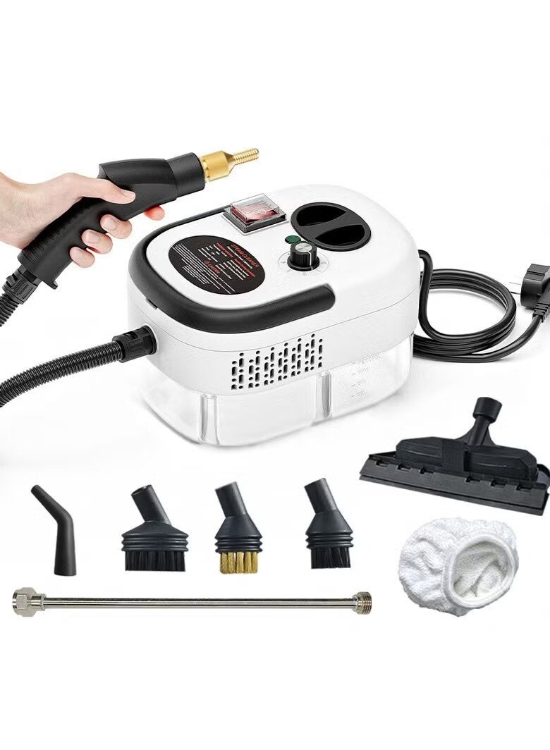 Portable Steam Cleaner 2500W – 15s Fast Heating – 6 Adjustable Levels – 1200ml Tank – 105°C+ Steam – Deep Cleaning & Sanitizing for Kitchen, Bathroom & Car - Image 1