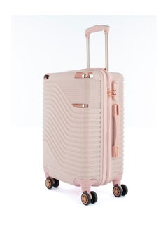 LIMRA Luggage set 5 pieces travel Bags with a distinctive design from limra pink  - Image 2