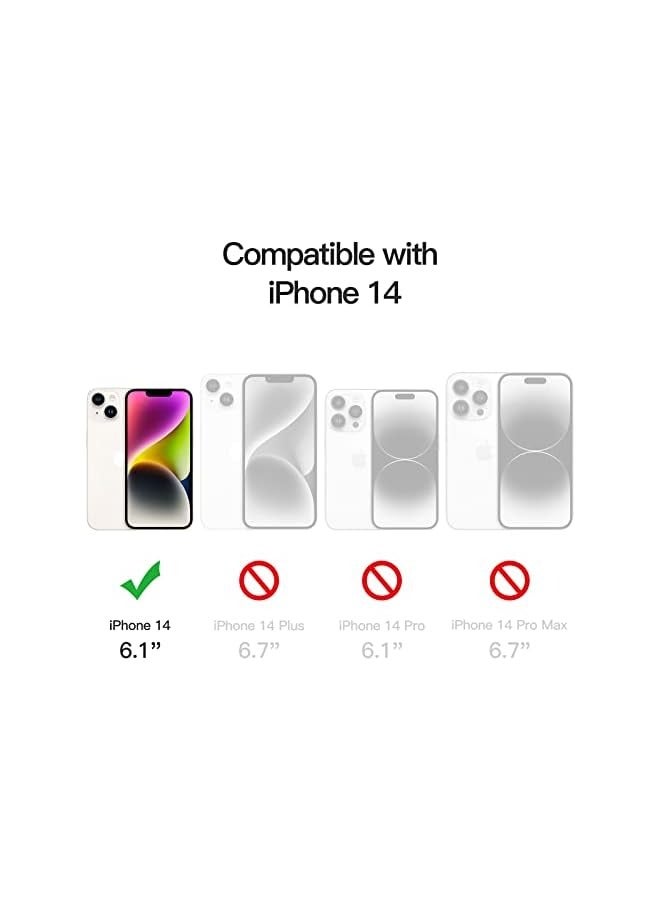 JETech Case for iPhone 14 6.1-Inch, Non-Yellowing Shockproof Phone Bumper Cover, Anti-Scratch Clear Back (Clear) - Image 2
