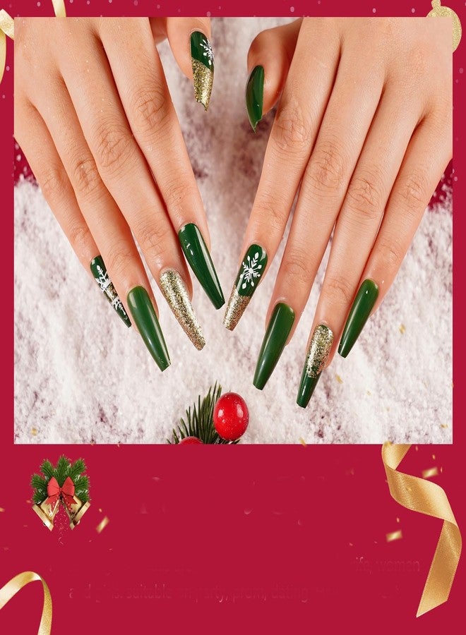 Find Back Everlasting French Tip Press on Nails Kit, Long Almond Glue-on Acrylic Nails, Full Cover Faux Nails, Reusable Stick on Nails, No Need to File, Non-toxic, Odorless, Girl's DIY Manicure, 24pcs - Image 1