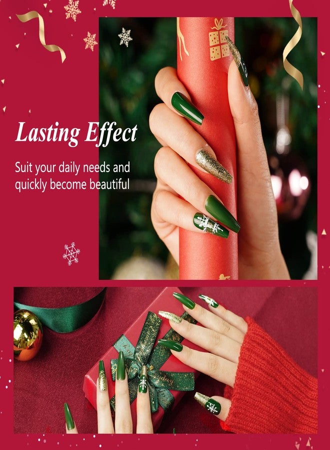 Find Back Everlasting French Tip Press on Nails Kit, Long Almond Glue-on Acrylic Nails, Full Cover Faux Nails, Reusable Stick on Nails, No Need to File, Non-toxic, Odorless, Girl's DIY Manicure, 24pcs - Image 4