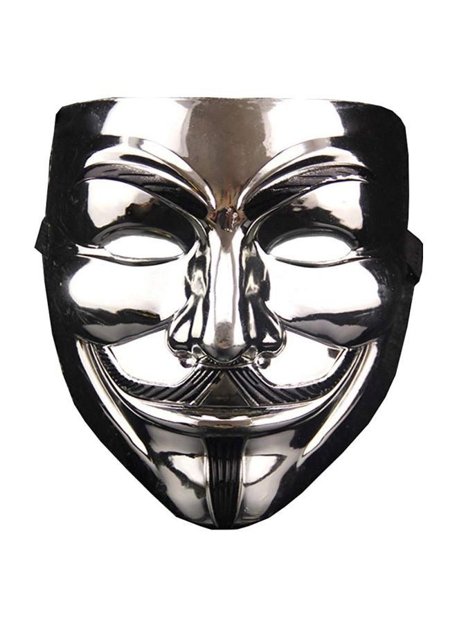 Vendetta Cosplay Mask Silver Colour - Image 1
