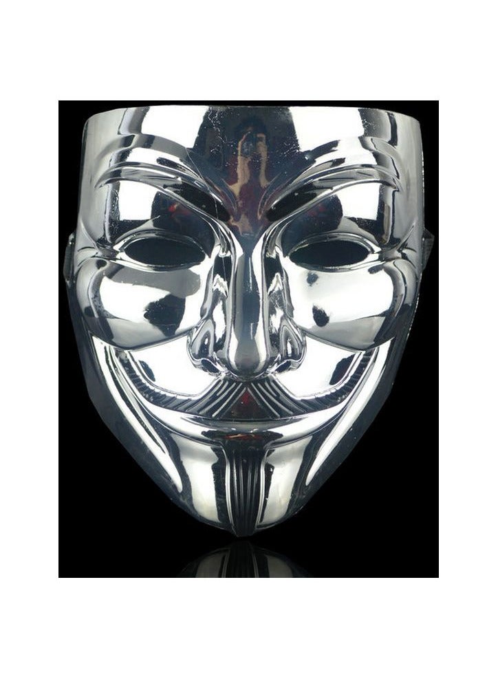 Vendetta Cosplay Mask Silver Colour - Image 2