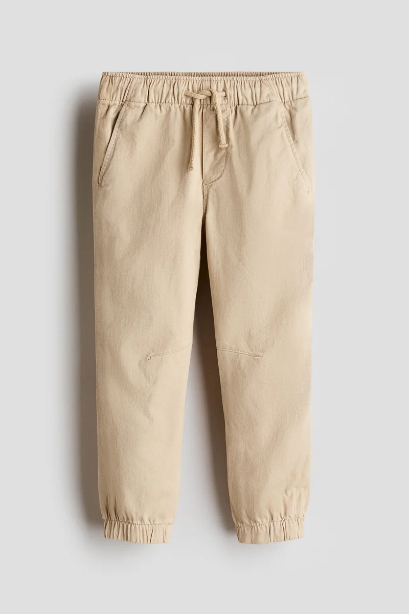 H&M Cotton twill joggers