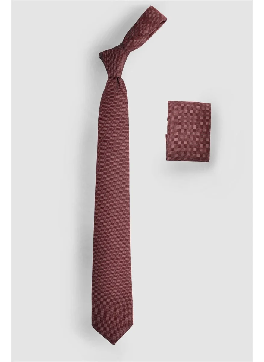 Tudors Plain Men's Tie with Pocket Handkerchief