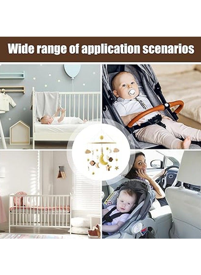 general Nordic wind starry bed bells, baby cot rattle bed bells, children's room decoration, rotating baby soothing toys - Image 4