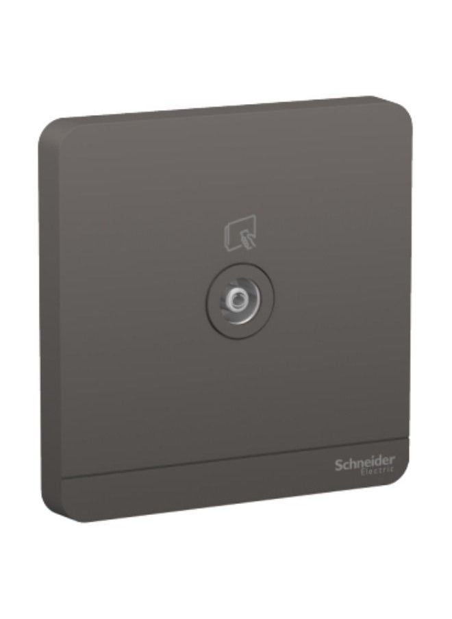Schneider Electric Schneider Electric AvatarOn, TV socket, 75 Ohm, Dark Grey (Model Number-E8331TV_DG) 