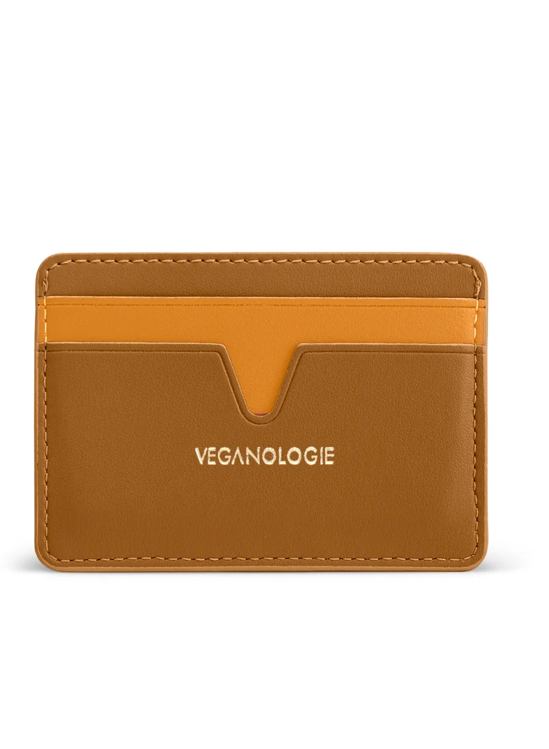 Veganologie  Cider Cardholder Made in Brown Made from 4 Apples  | Best Price UAE