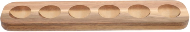 صينية بيض خشبية، حامل بيض دجاج خشبي، حامل بيض للمطبخ، حامل بيض محشو، صينية تخزين بيض دجاج، حاوية تخزين بيض دجاج، صف واحد من خشب الأكاسيا