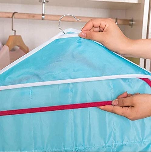 Lexazo Multifunction Clear 16 Pockets Socks Shoe Toy Underwear Slippers Jewelry Sorting Storage Bag Door Wall Hanging Closet Organizer - Image 4