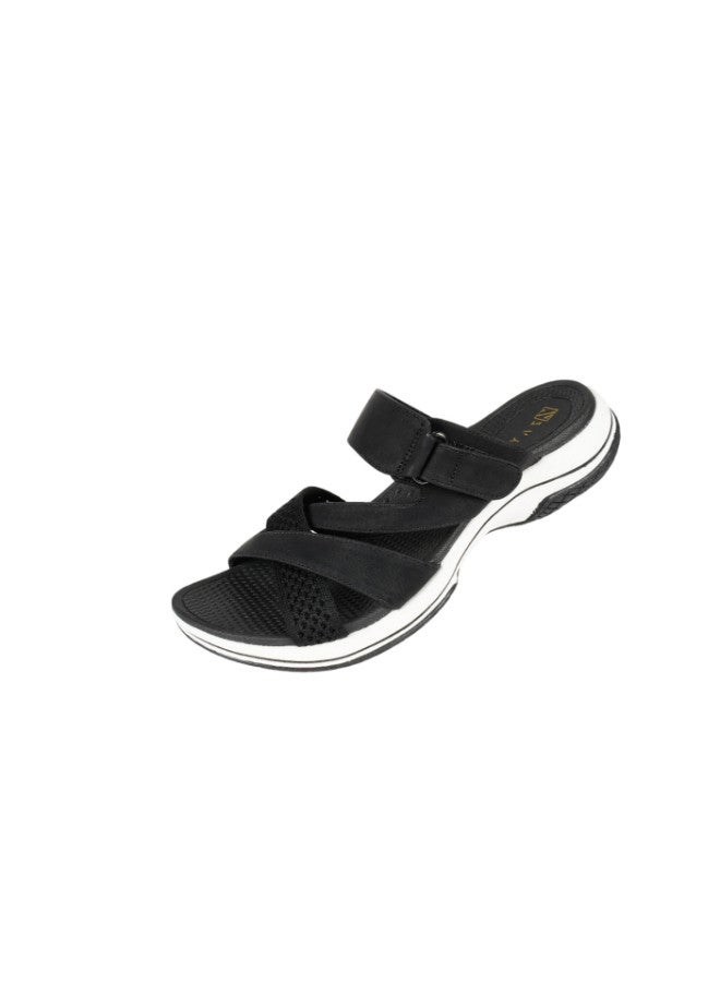 ZAYNA 221-279 Zayna Ladies Casual Sandals 23ABT171 Black - Image 3