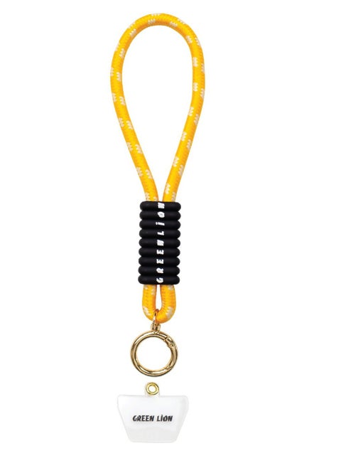 Hand Wrist Strap Zinc Alloy Spring Ring 40cm / Mobile Phone Compatible / Hands-Free Convenience / Tangle-Free / Soft and Durable Wrist Band / Safe and Secure Phone Grip - Orange