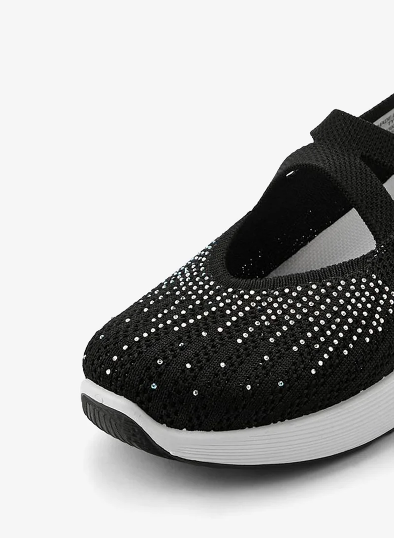 Oaklan by Shoexpress BLACK Women Slip-On Sports Shoes for Women | Best Price UAE
