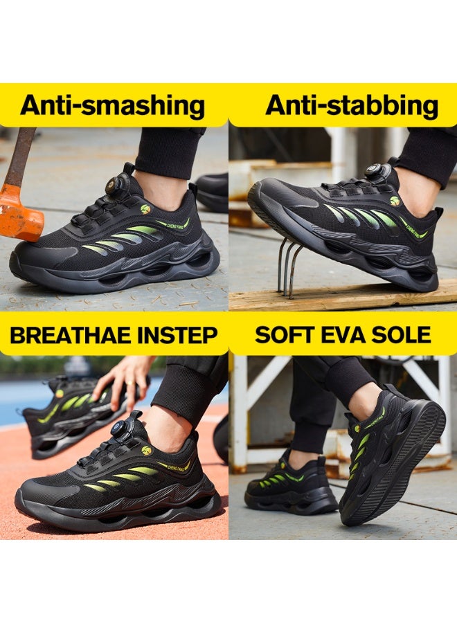 CFFHS Unisex Summer Safety Shoes with Steel Toe & Kevlar Midsole, Lightweight & Breathable - Image 5