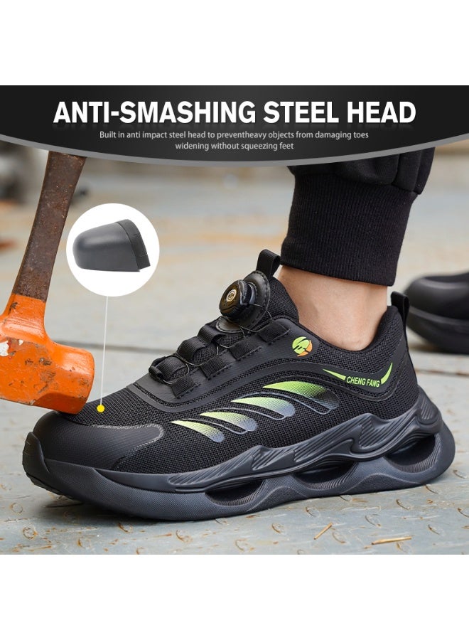 CFFHS Unisex Summer Safety Shoes with Steel Toe & Kevlar Midsole, Lightweight & Breathable - Image 3