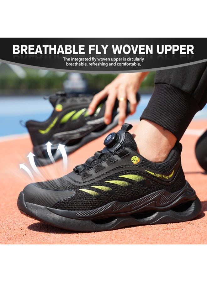 CFFHS Unisex Summer Safety Shoes with Steel Toe & Kevlar Midsole, Lightweight & Breathable - Image 4