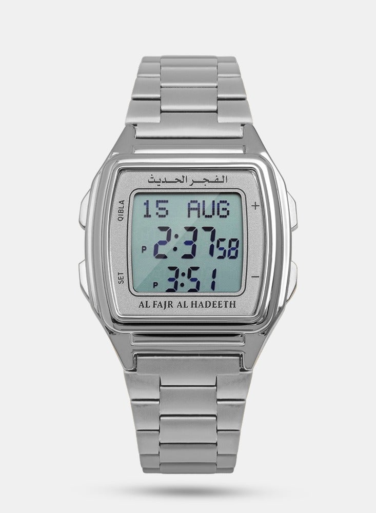 الفجر الحديث ساعة الفجر الحديث سنقل فضي موديل AL261S