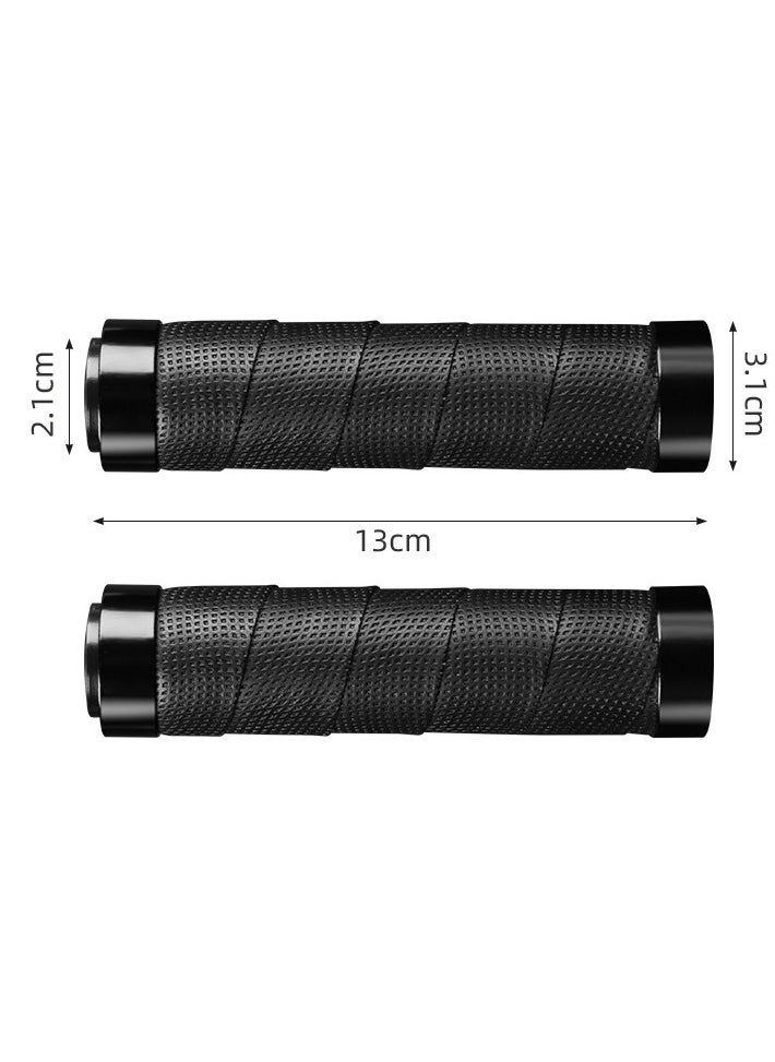 Generic 1 Pair Ergonomic Bike Handlebar Grips Non-Slip Rubber MTB Grips with Double Lock  - Image 4
