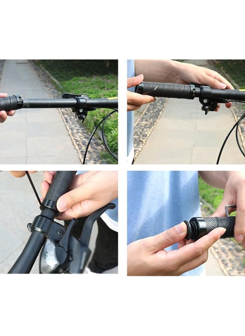 Generic 1 Pair Ergonomic Bike Handlebar Grips Non-Slip Rubber MTB Grips with Double Lock  - Image 5