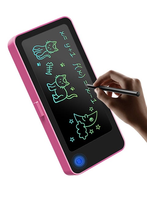 2 in 1 LCD Writing Board Small Children's Drawing Blackboard with Storage Waterproof ABS Pencil Case Suitable for Drawing/Writing/Storage