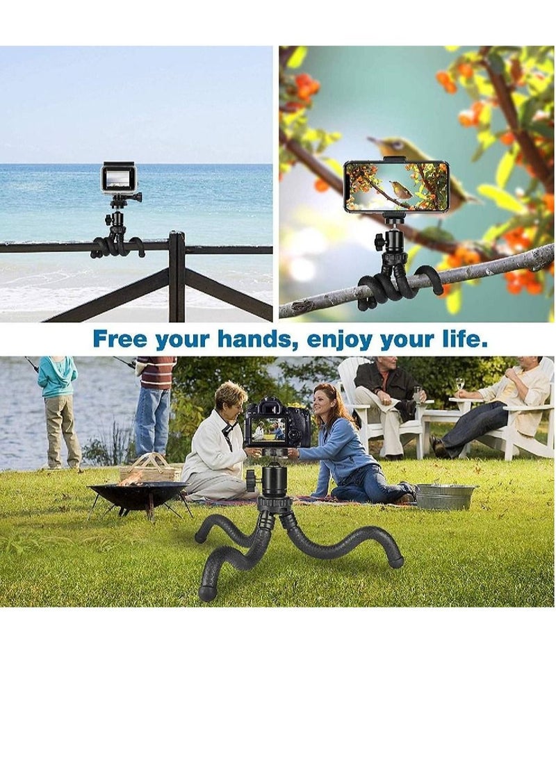 GENNEXT Premium Flexible Phone Tripod with Wireless Remote, Mini Tripod Stand for Camera GoPro/Mobile  - Image 3