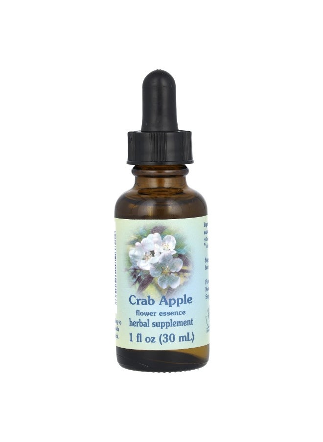 Flower Essence Services Flower Essence Services, Crab Apple, Flower Essence, 1 fl oz (30 ml)  - Image 1