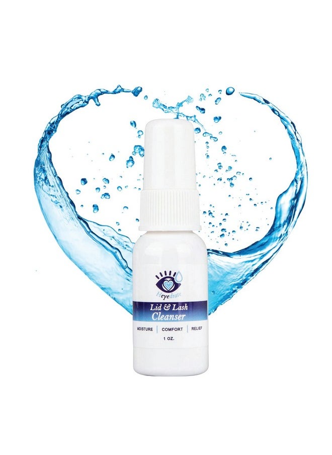 Eye Love Heyedrate Lid and Lash Cleanser Spray - Gentle, Pure Hypochlorous Acid Spray for Eye Irritation - Fast Acting, Soothing Formula - Everyday Eyelid Cleansing Spray - 1 Ounce Bottle  - Image 1
