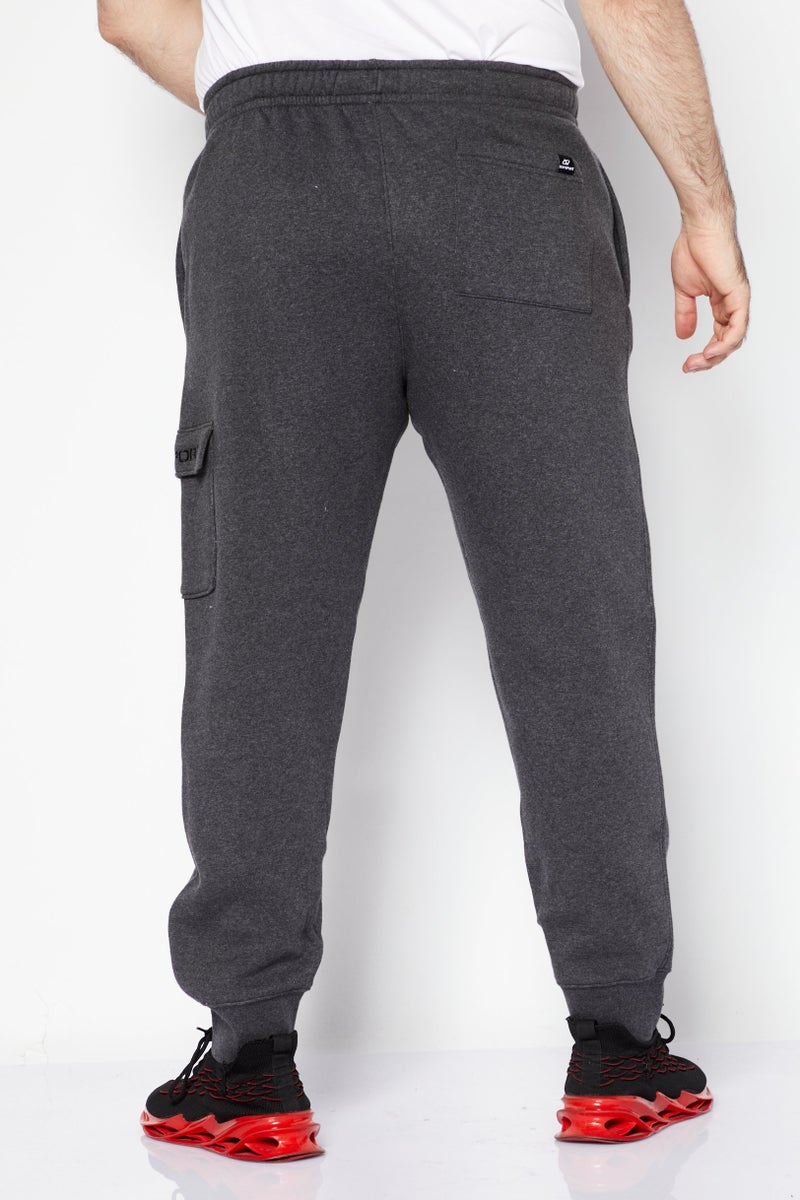 DKNY Sport سراويل تدريب تناسب الرجال الرياضية، فحم - Image 4