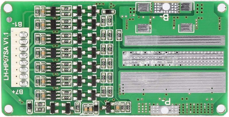 klarako Battery Protection Board, 24V 20A Balance Lithium Li-ion Battery BMS Protection Board with Balancing Function for 7 Series 18650 Li-ion Batteries - Image 5