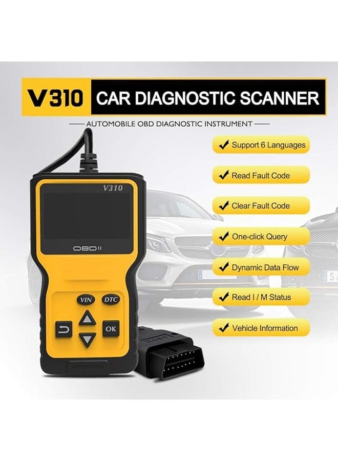 OBDII Scanner Code Reader Car Diagnostic Scanner Engine Fault Code Reader Detector Car Vehicle Scanning Tool - Image 3