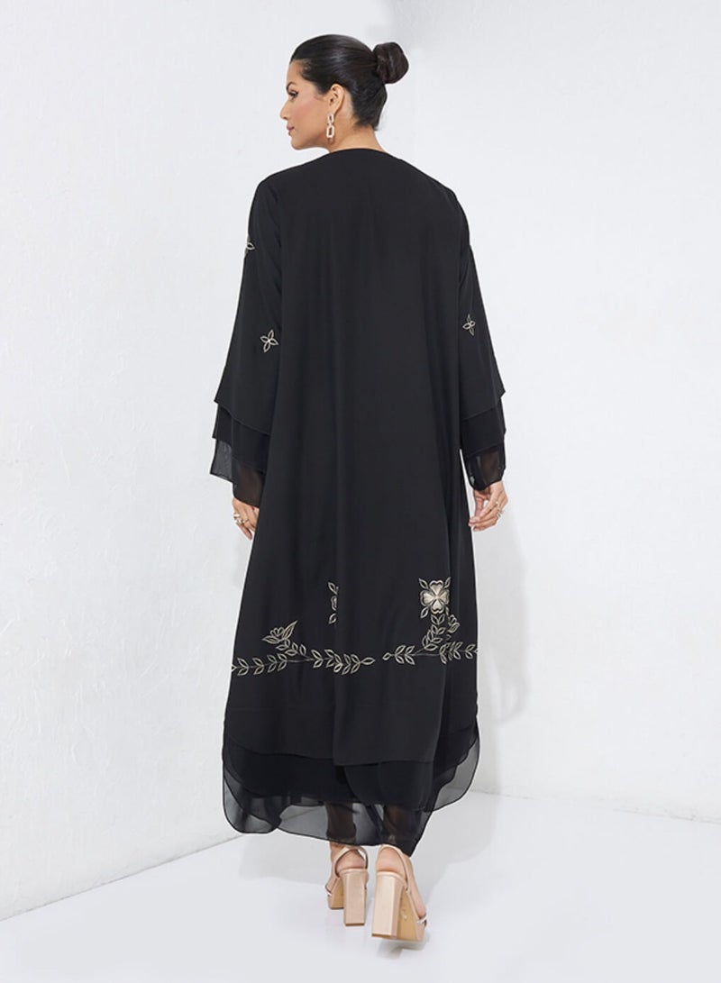 Rosette Abaya Elegant touches - Image 3