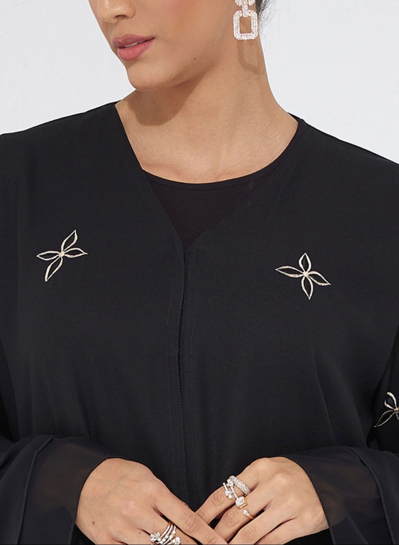 Rosette Abaya Elegant touches - Image 2