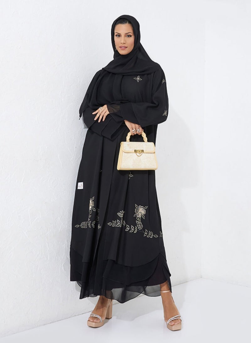 Rosette Abaya Elegant touches - Image 4