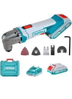 TOTAL Total 20V Cordless Multi Tool with 6-Speed Adjustment & Quick Blade Change – Oscillating Tool Kit for Cutting, Scraping, Sanding – Battery, Charger & Case Included  - Image 1