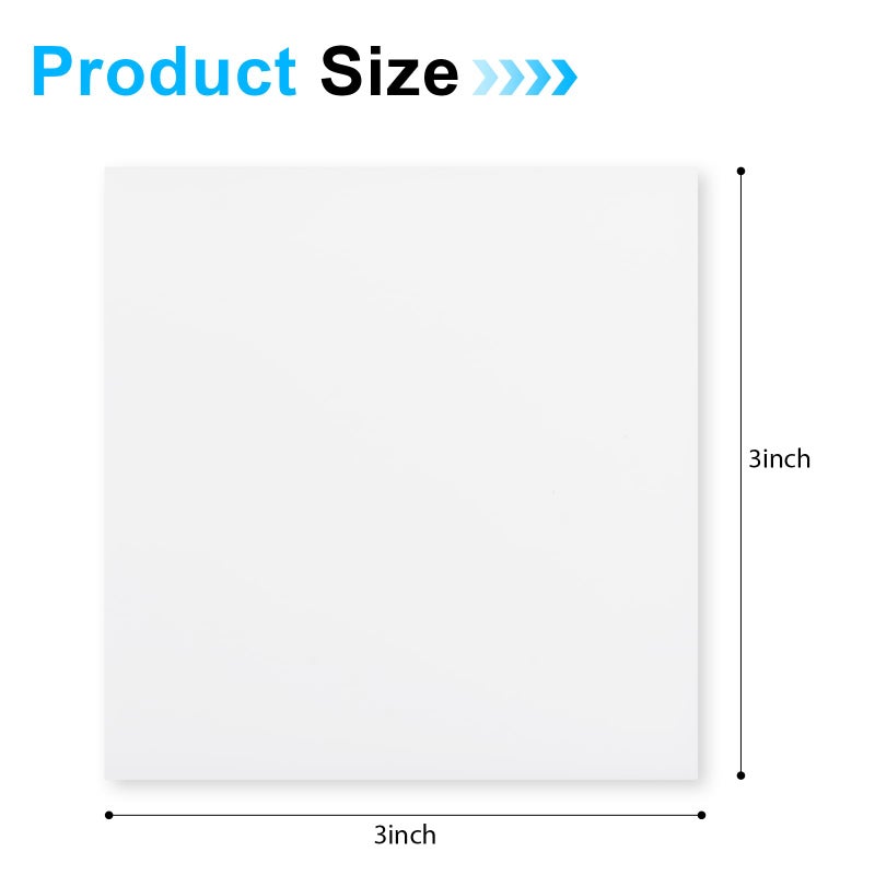 Azureal 600P Transparent Sticky Notes, 3x3 Inch Waterproof Self-Adhesive Translucent Sticky Notes for Books Annotation, Notes Highlights, School & Office - Image 2