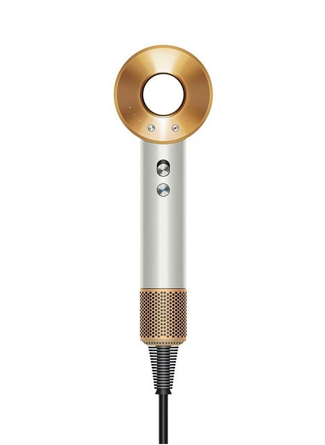 Generic - Professional Ionic Hair Dryer - Fast Drying Blower Hair Dryer with Thermo-Control, Low Noise, Includes Hair Diffuser and Concentrator for Perfect Styling - Image 1