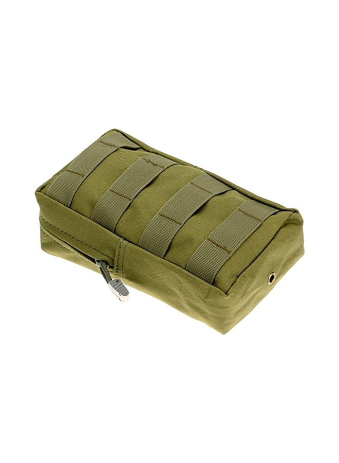 NIBEMINENT Sports Tactical Vest Utility Waist Pouch Bag 20x11x6cm Khaki - Image 5