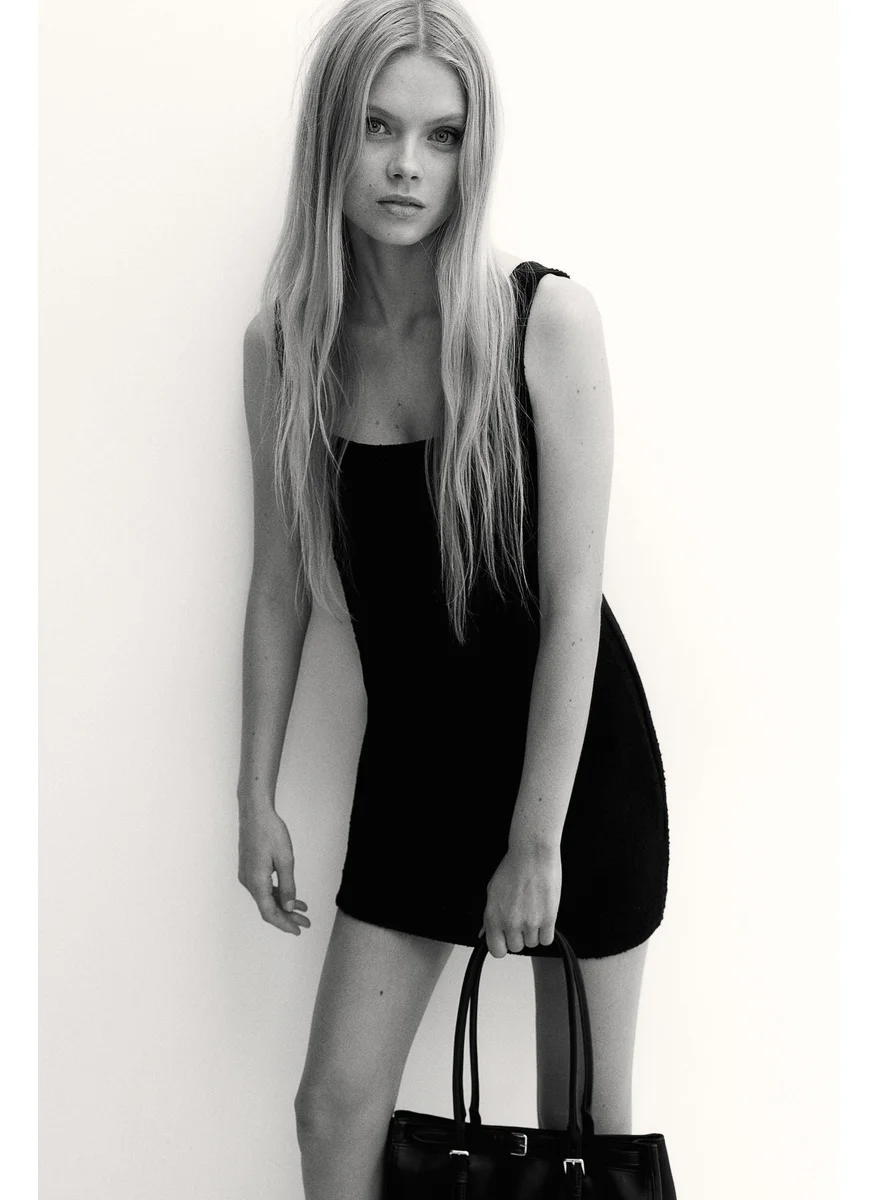 H&M Textured-Weave Dress