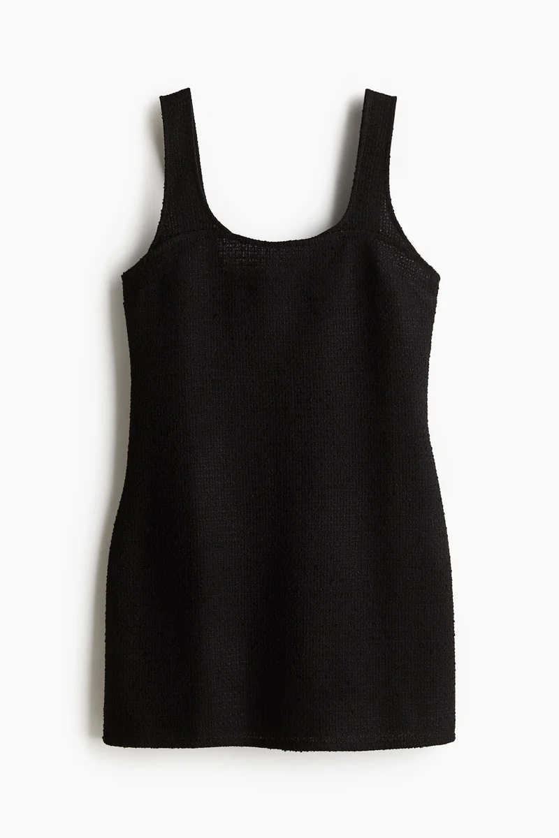 H&M Textured Mini Dress