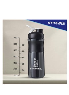 STRAUSS STRAUSS Blender Shaker Bottle | Leakproof Shaker Bottle for Protein Shake, Pre-Workout and Bcaa Shake | Protein Shaker Bottle for Gym | Ideal for Men and Women  - Image 3
