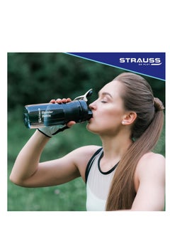 STRAUSS STRAUSS Blender Shaker Bottle | Leakproof Shaker Bottle for Protein Shake, Pre-Workout and Bcaa Shake | Protein Shaker Bottle for Gym | Ideal for Men and Women  - Image 5