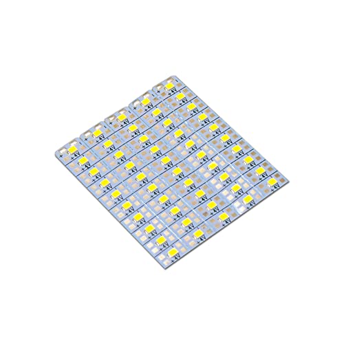 Electronicspices Electronic Spices 4 Volt 5730 LED Light Strips (50 Led) Aluminum for Holiday/Home/Party/Indoor/Outdoor Decoration(Cool white) (50) - Image 1