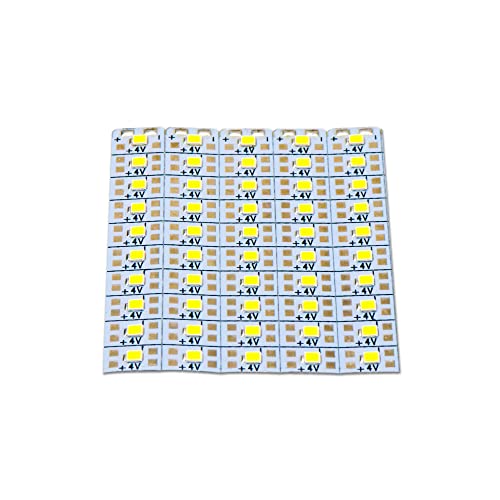 Electronicspices Electronic Spices 4 Volt 5730 LED Light Strips (50 Led) Aluminum for Holiday/Home/Party/Indoor/Outdoor Decoration(Cool white) (50) - Image 4