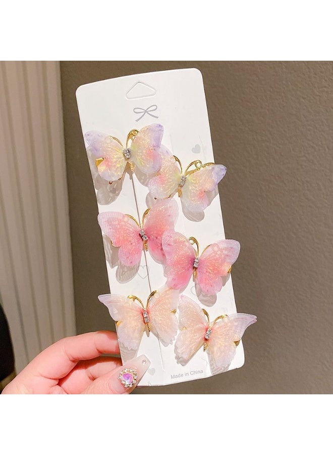 جيكومو 12 منزلة شعر بالفراشات المتوهجة: منزلات شعر مناسبة للشابات الشابة (الألوان مختارة عشوائيًا) - Image 5