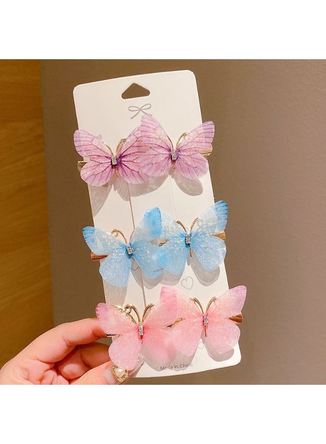 جيكومو 12 منزلة شعر بالفراشات المتوهجة: منزلات شعر مناسبة للشابات الشابة (الألوان مختارة عشوائيًا) - Image 4